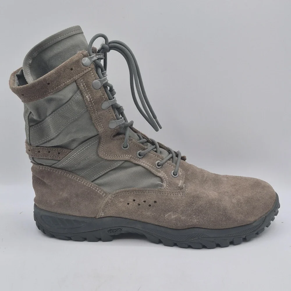 Belleville 620 Boots Mens Size 12.5R Brown Suede Combat Vibram USA Tactical